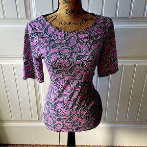 Scallop neckline Talbot top